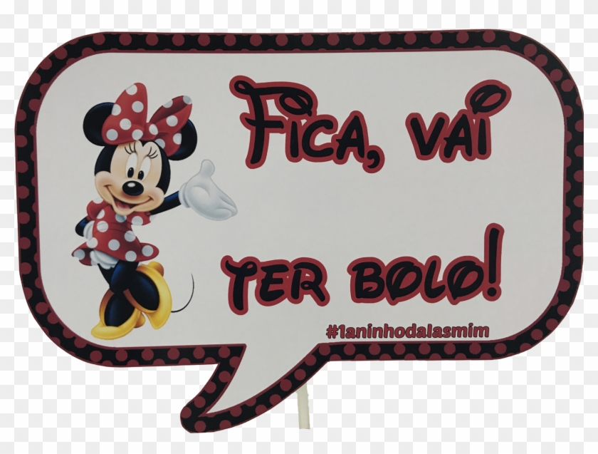Plaquinha De Selfie - Minnie Mouse Clipart