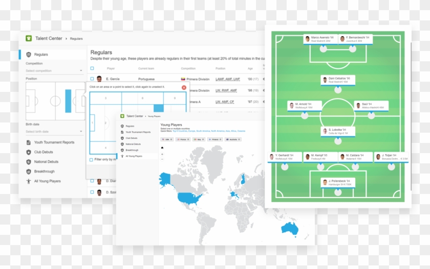 Wyscout - Map Clipart