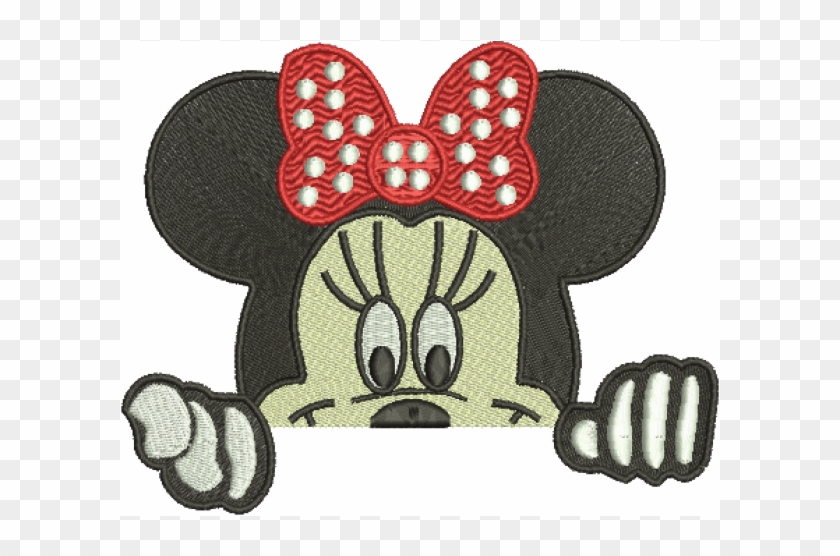 Matriz Disney Rosto Minnie - Minnie Rosto Png Clipart #4165637