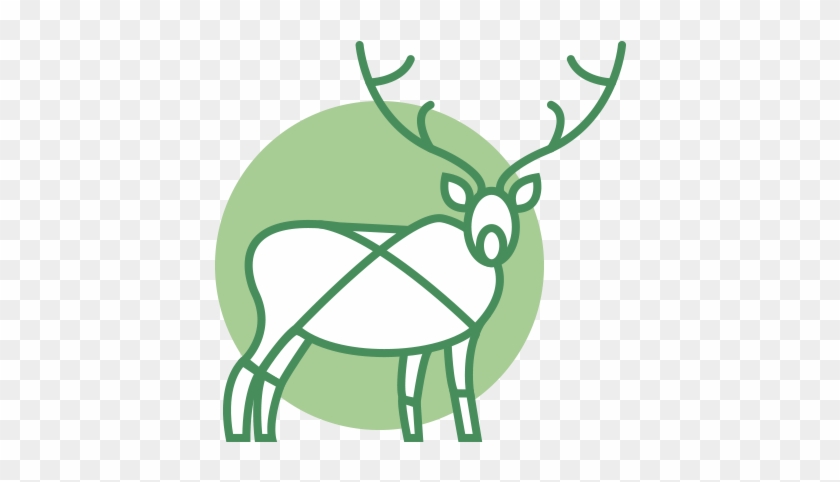 Caribou Alberta Wilderness Association - Canada Game Animals Icon Clipart #4165643
