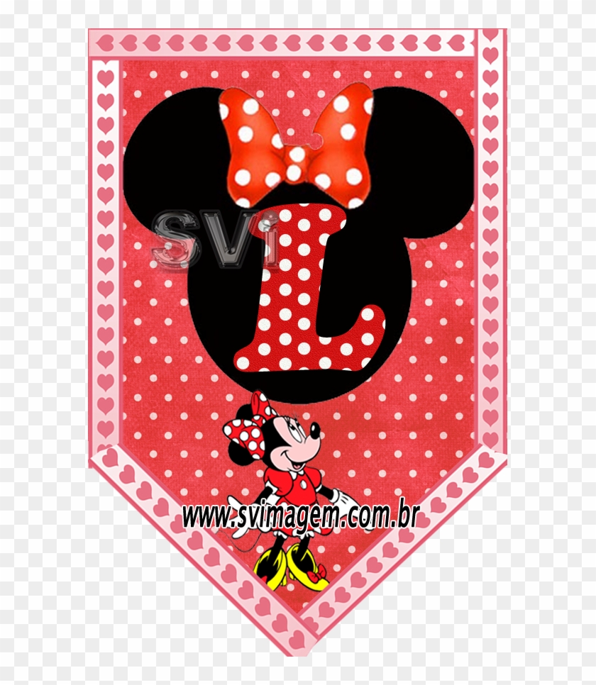Peça A Arte Pelo Modelo Femvebandeirolab - Festa Da Minnie Vermelha Clipart