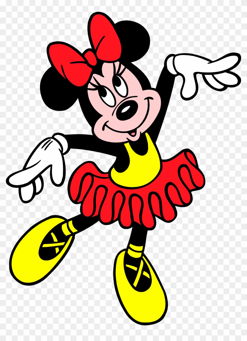 Minie Mouse 18 By Convitex - Minnie Mouse Ballerina Coloring Pages Clipart