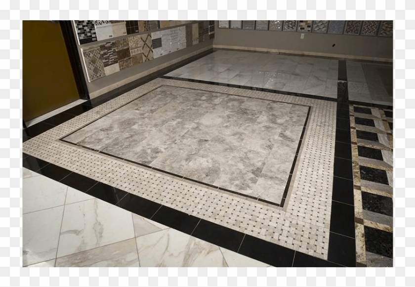 Tundra Gray Polished Marble Floor And Wall Tile - Msi Tundra Gray Basketweave Clipart #4165956