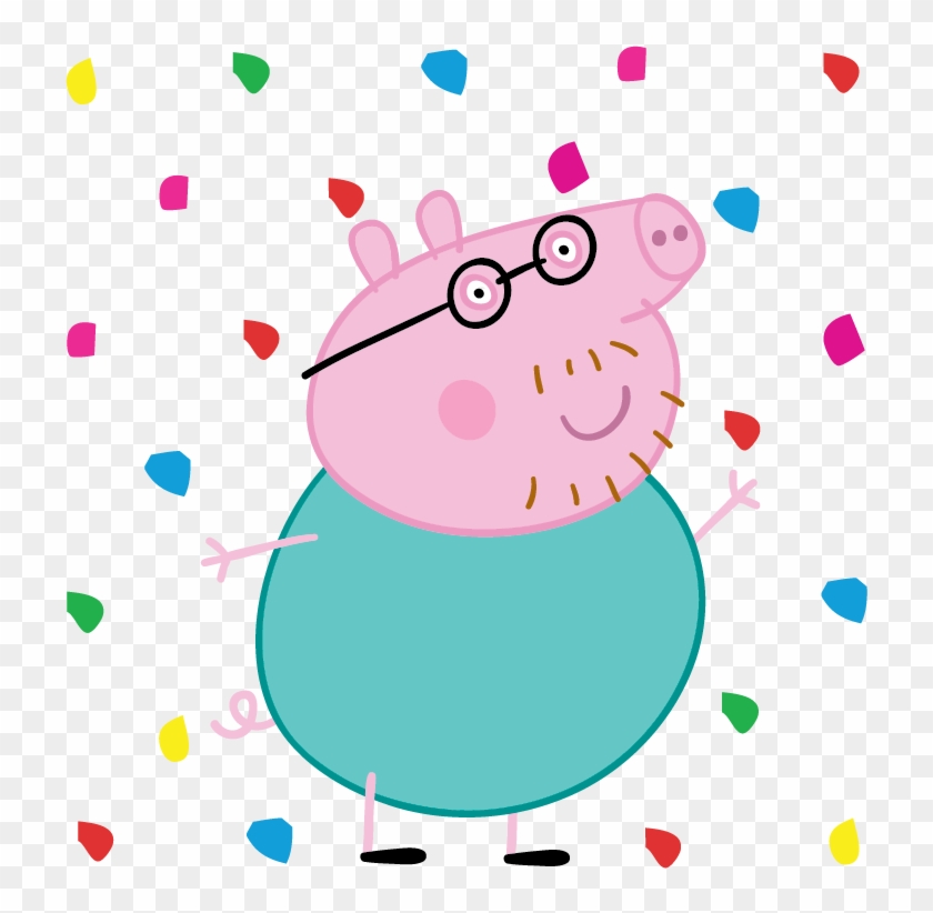 Peppa Pig Family Png , Png Download - Papa De Peppa Pig Clipart #4166347