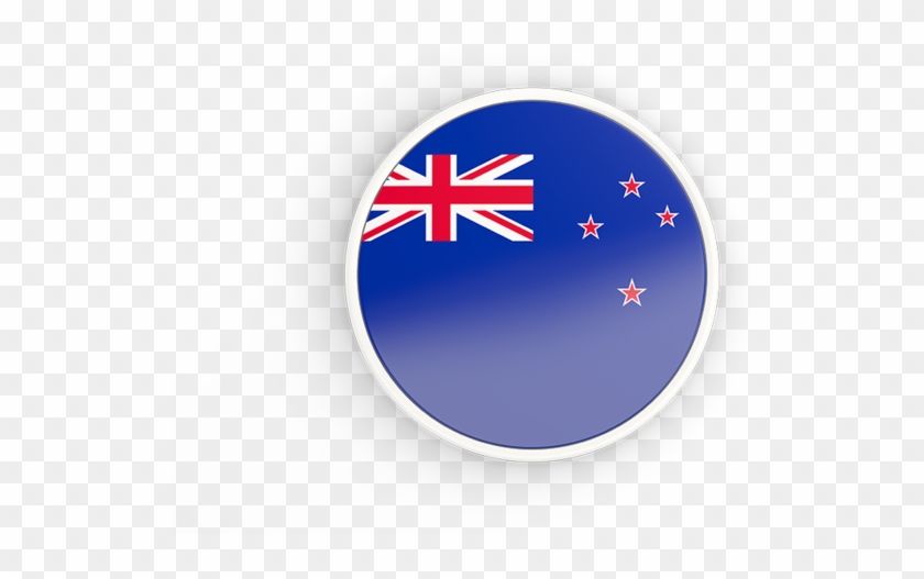 Illustration Of Flag Of New Zealand - Flag Circle Flag Australia Png Clipart