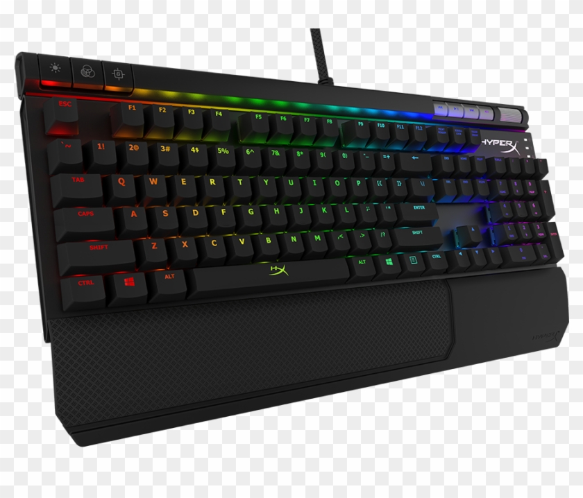 Hyperx Announces New Rgb Gaming Keyboard And Pulsefire - Hyperx Alloy Elite Rgb Png Clipart #4168251