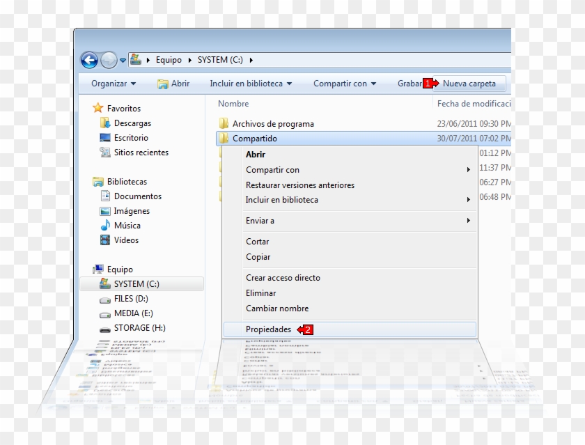 Crear Una Carpeta Compartida Por Wifi Booster - Windows 7 Clipart #4168491