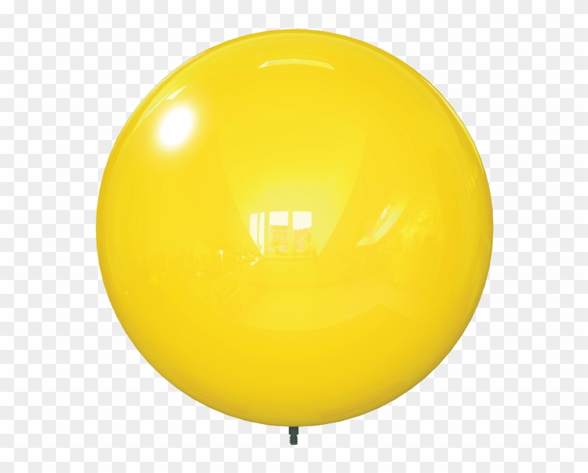 Duraballoon Vinyl Reusable Helium Free Balloon 18" - Yellow Number 3 Balloons Clipart