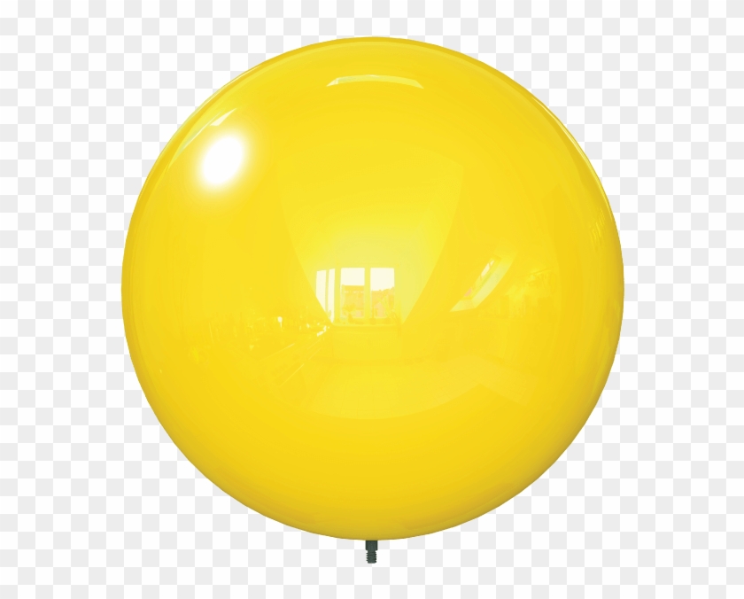 Duraballoon Vinyl Reusable Helium Free Balloon 18" - Yellow Number 3 Balloons Clipart #4168713