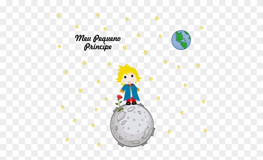 Adesivo De Parede Pequeno Príncipe - Art Clipart #4168807