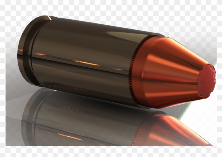 Ballistic Tip Bullet 9mm Clipart #4168968