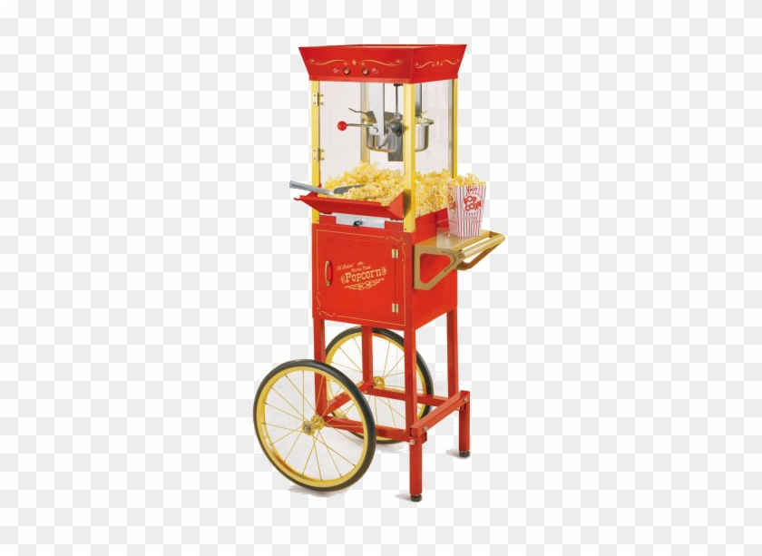 Vintage Popcorn Machine Clipart