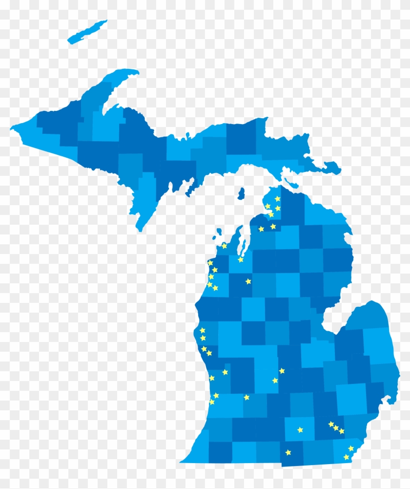 201810cents - Michigan Congressional Districts Map 2016 Clipart #4170066