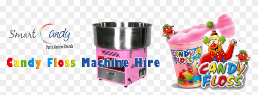 Candy Floss Machine Hire Pretoria - Strawberry Clipart