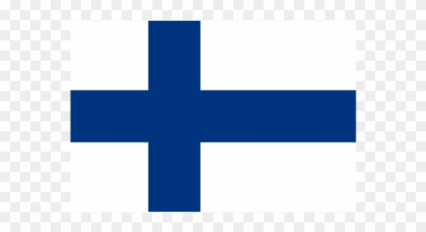 Finnish Flag Medium - Uk Vs Finland Education Clipart