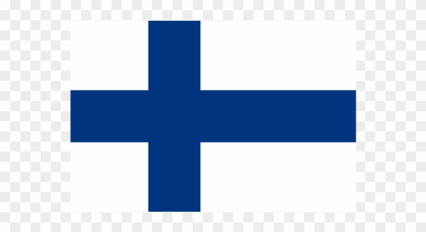 Finnish Flag Medium - Uk Vs Finland Education Clipart #4170703