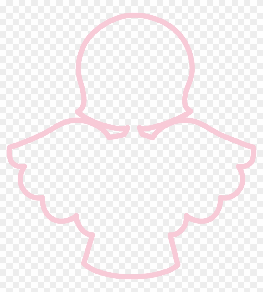 Silueta De Angel, Comunion Nena, Bautismo Nena, Invitaciones - Silhueta Anjinho Png Clipart #4170729
