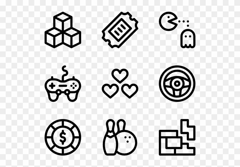 Arcade Center - Hobbies Icon Png Clipart #4170785