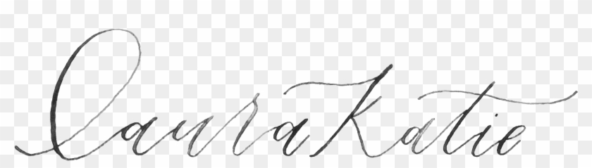 Laura Katie - Calligraphy Clipart