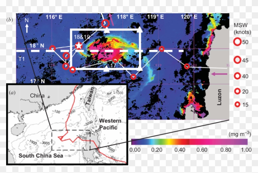 Geographic Location And Bathymetry Of The Study Area - Atlas Clipart