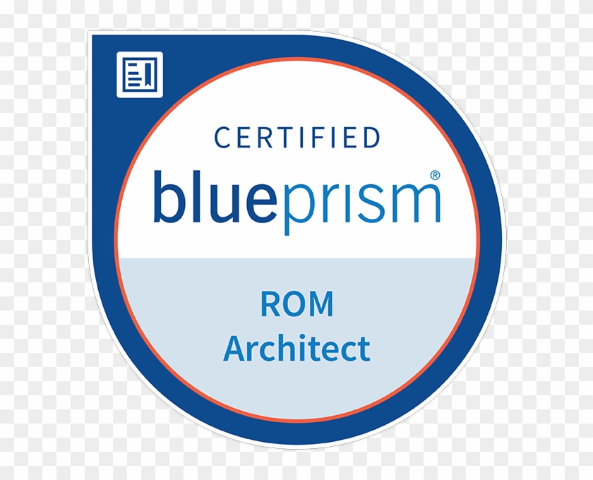Blue Prism Certified Rom Architect - Hay's Galleria Clipart