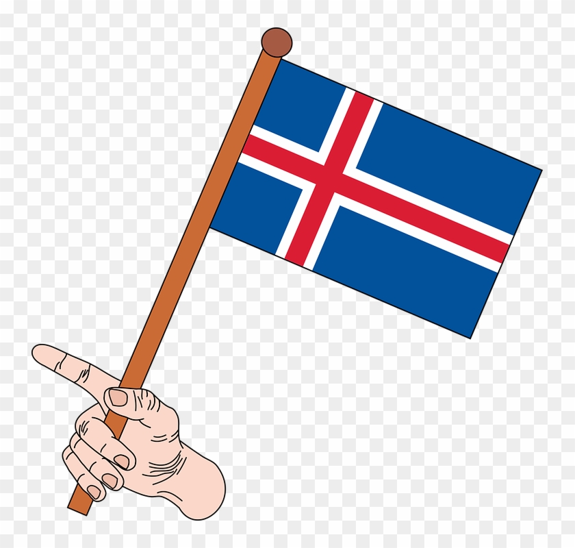 Flag, Flag Of Iceland, Iceland, Icelandic Flag - Gender Pay Iceland Clipart