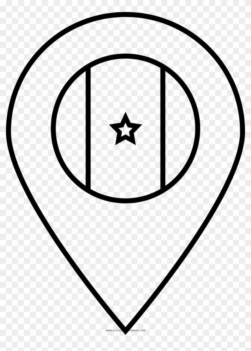 Cameroon Flag Coloring Page - Logo Clipart