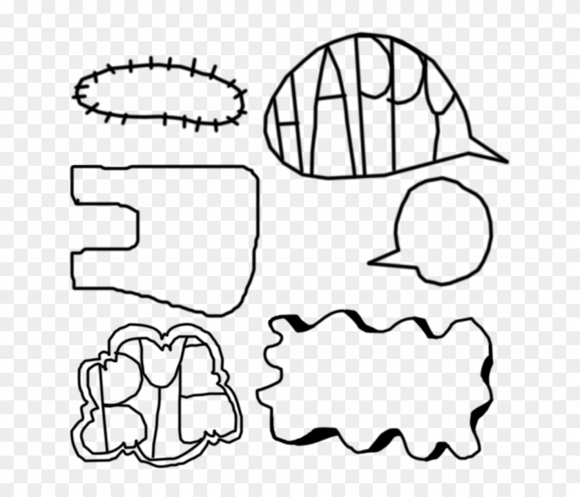 Textbox, Text, Box, Pattern Png And Vector - Line Art Clipart