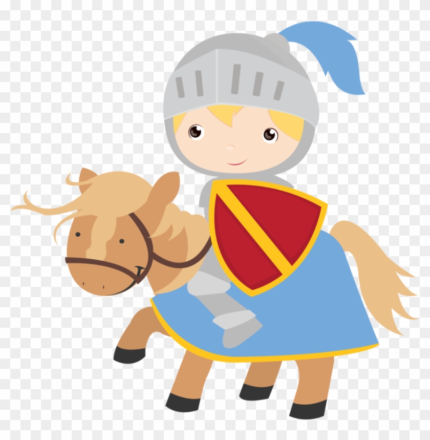 Princesas E Cavaleiros - Knights And Dragons Clipart - Png Download #4171991