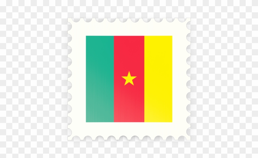Illustration Of Flag Of Cameroon - Flag Clipart