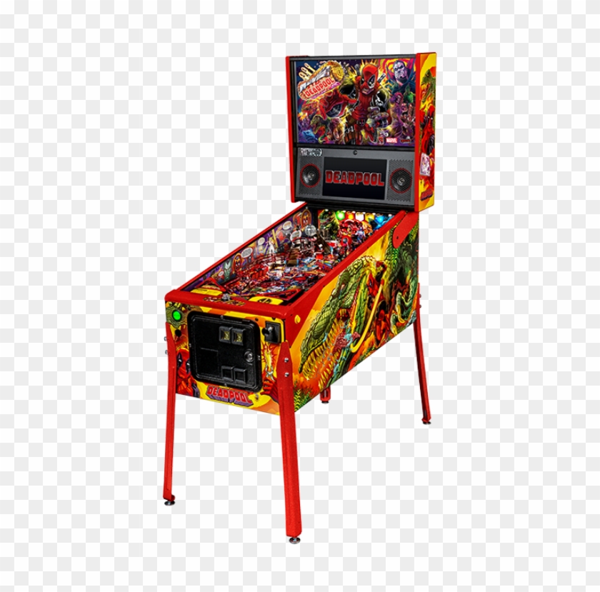 Immerse Yourself In The Deadpool Universe And Team - Deadpool Pinball Machine Stern Clipart