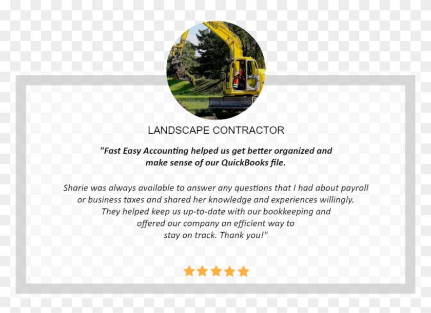 Landscape Contractor Testimonial - Circle Clipart #4172746
