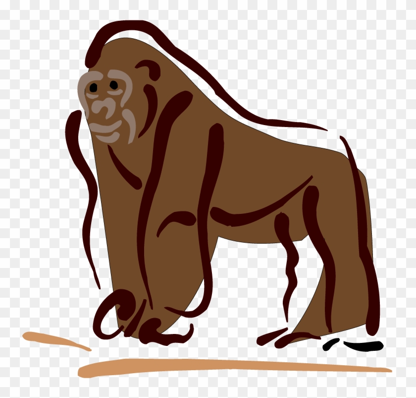 Gorilla Clipart - Gorilla Clip Art - Png Download