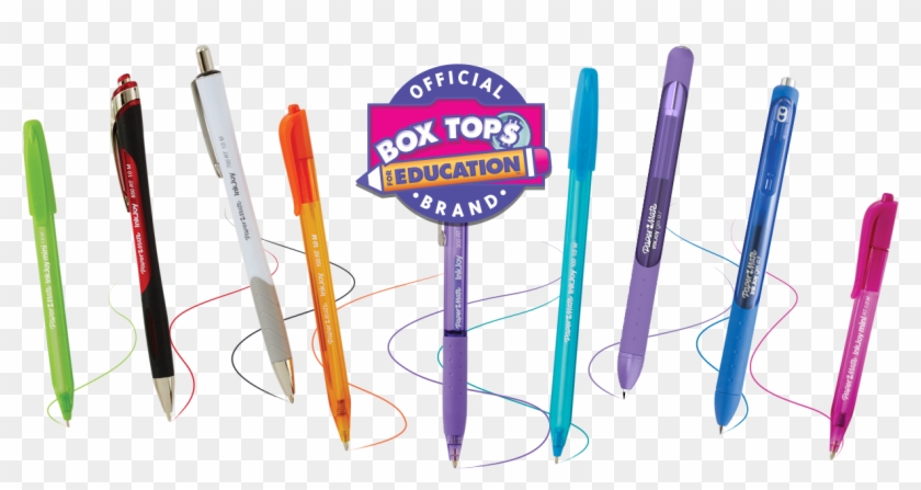 Paper Mate Pens And Box Tops Clipart