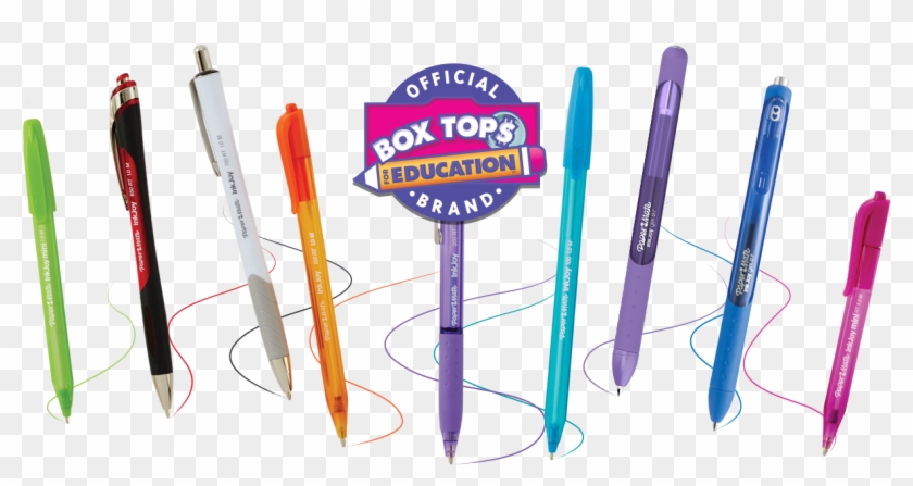 Paper Mate Pens And Box Tops Clipart #4172999