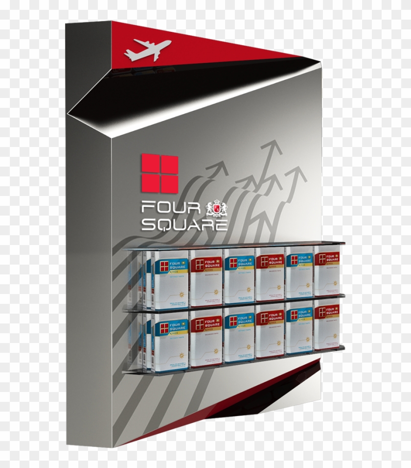 Four Square Cigarette Product Display Unit 01 By Rahul - Graphic Design Clipart #4173845