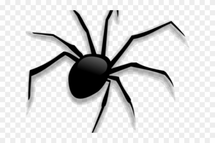 Transparent Spider Cliparts - Black Widow Spider - Png Download