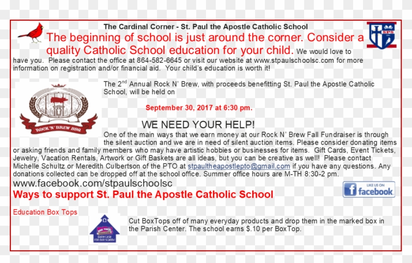 The Saint Paul Herald - Box Tops Clipart