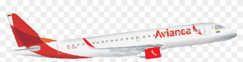 190 - Avianca Airplane Png Clipart #4174983