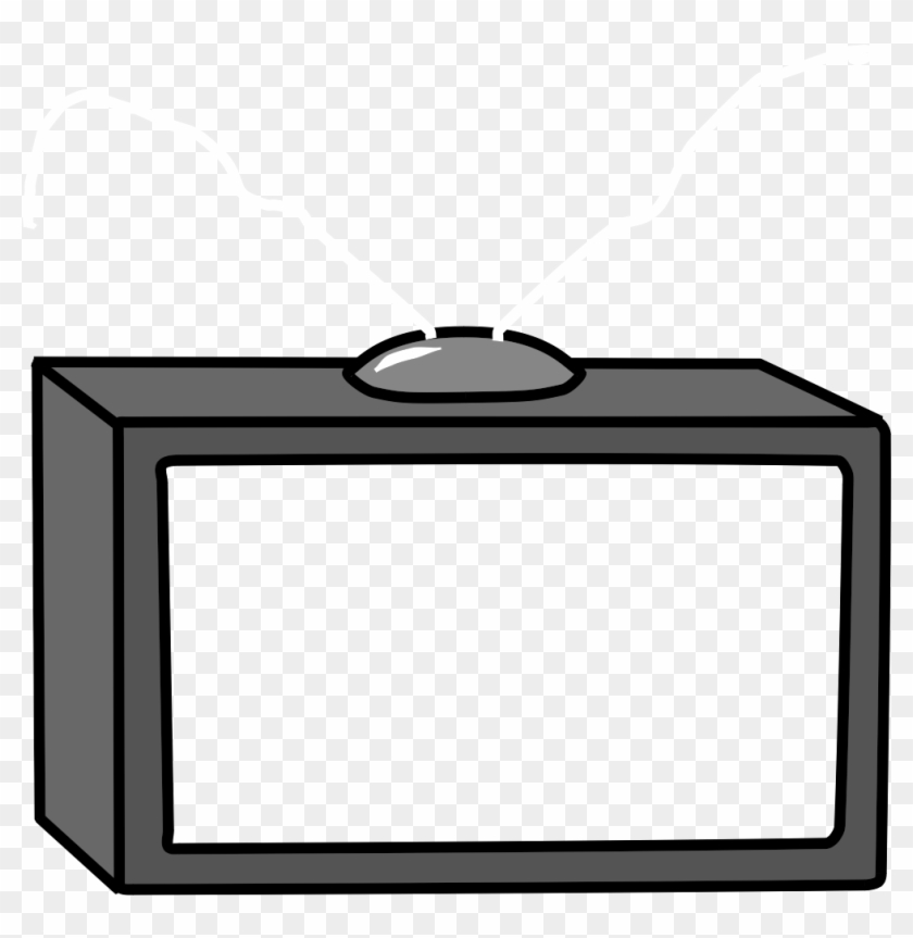 Tv Television Clipart Black And - Animated Tv Transparent Background - Png Download #4175028