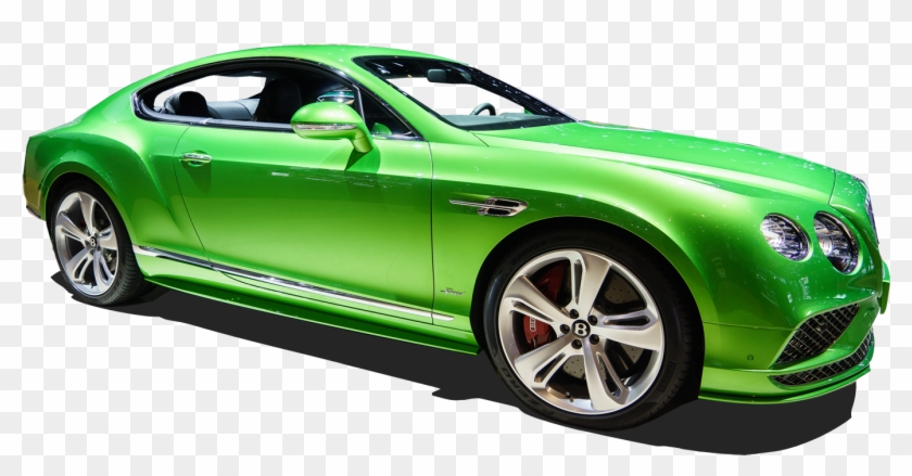Green Bentley Continental Gt4 Car - 2016 Bentley Gt Speed Wheels Clipart #4175243