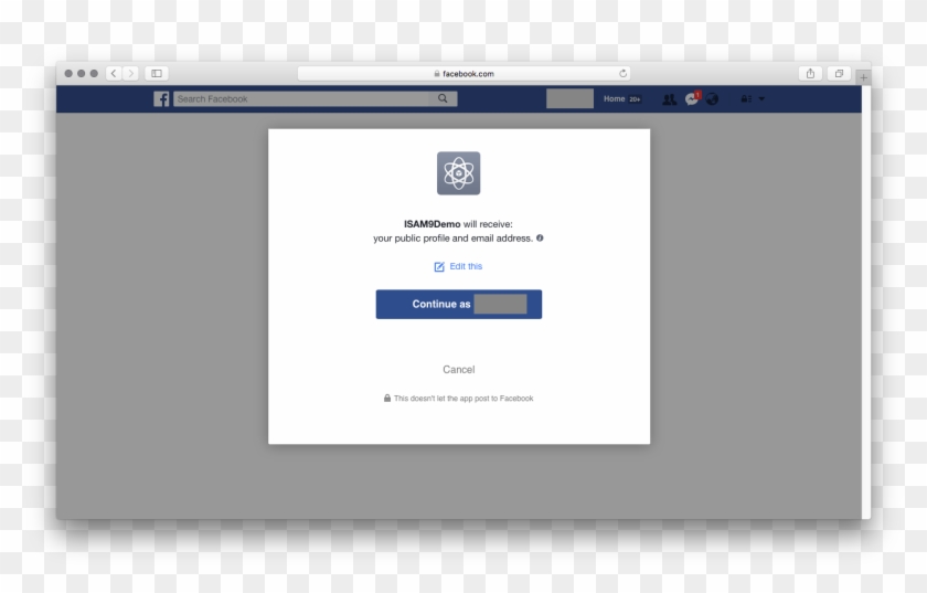 Facebook Login Configuration - Facebook Oauth App Clipart