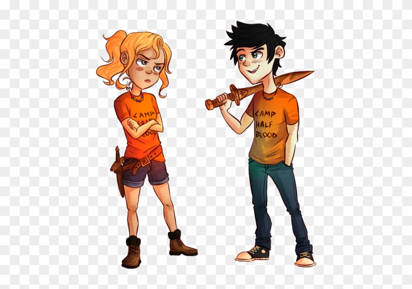 “percabeth With Transparent Background [x] ” - George And Martha Snakes Percy Jackson Clipart #4175609