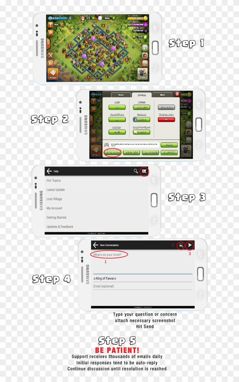 In Game For Android - Contact Us Clash Of Clans Clipart