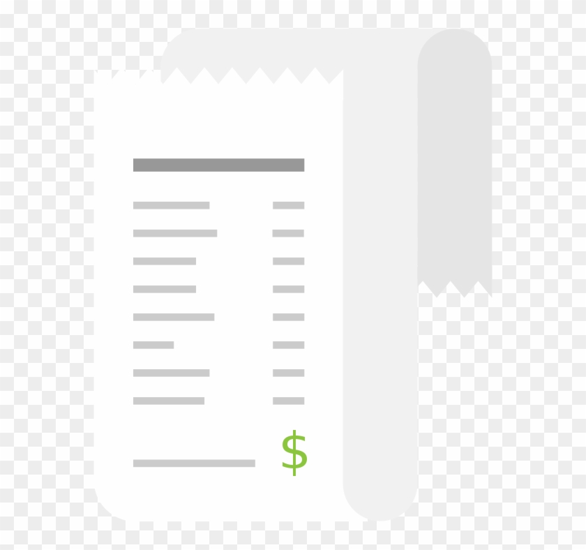 Receipt Flat Icon Vector - Graphics Clipart #4176170