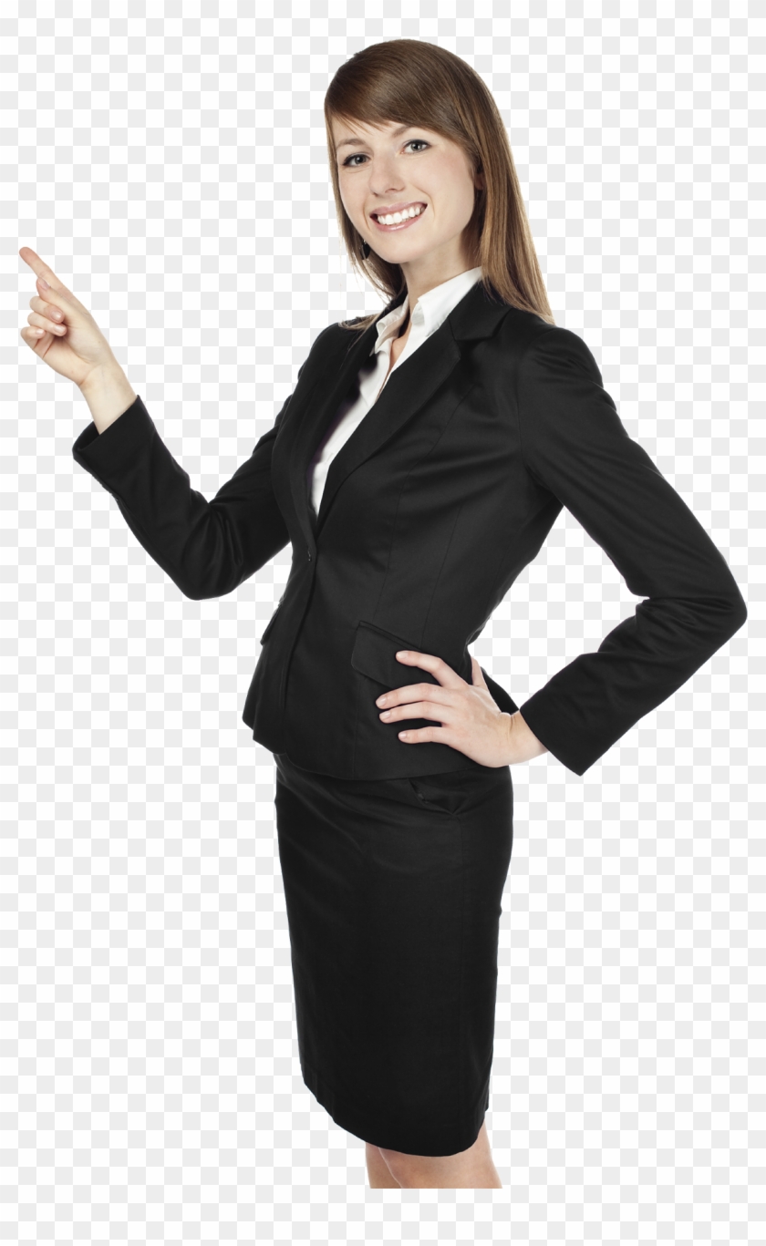 Yahoo Mail Customer Service - Female Business Person Standing Clipart #4176270