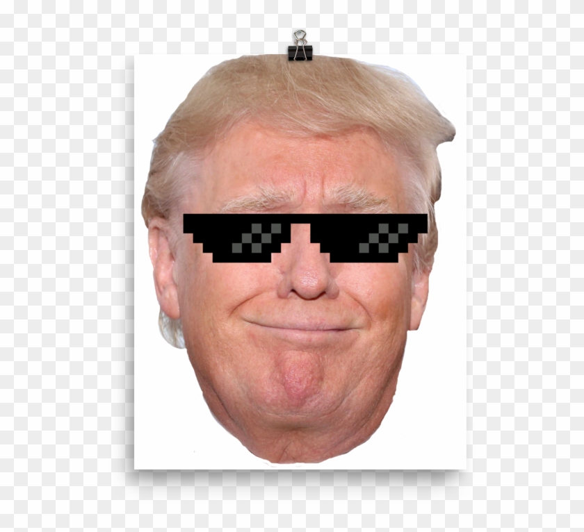 Trump Thug Life Wall Poster - Donald Trump Clipart #4176586