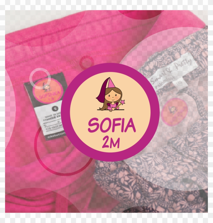 Round Iron-on Label Backround - Label Clipart