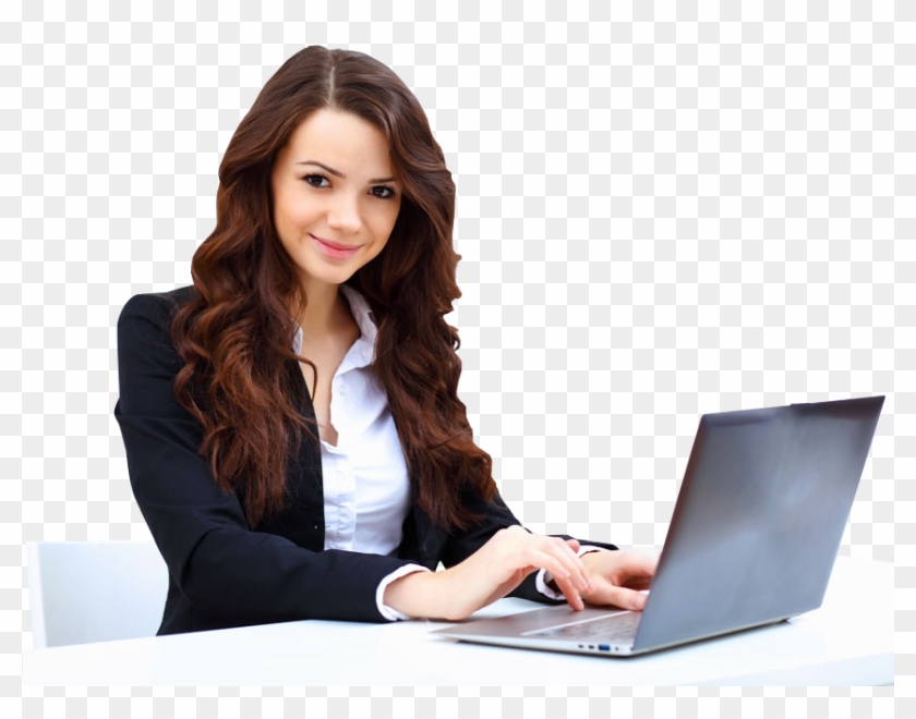 Enquire About Yahoo Mail Via Customer Service - Women In The Office Png Clipart #4176652