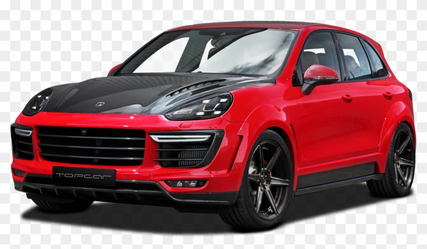 Red And Black Porsche Cayenne Car - Honda Hr V Suv 2019 Clipart
